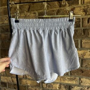 Lululemon Athletica Light Blue Women's Athletic Shorts Size 8